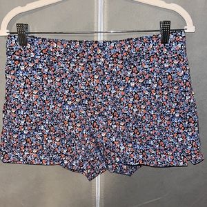 Gap Shorts, Navy with Blue/Pink/White Tiny Flowers, Women's Size 4